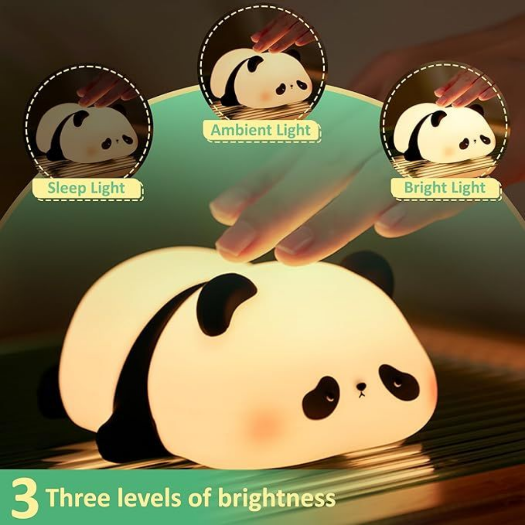 Lampara Panda de silicona