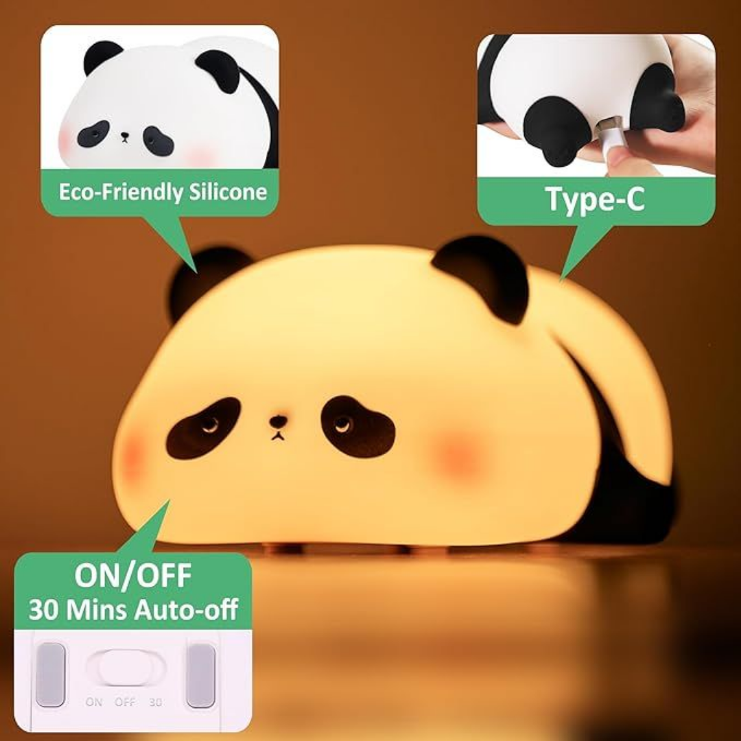 Lampara Panda de silicona